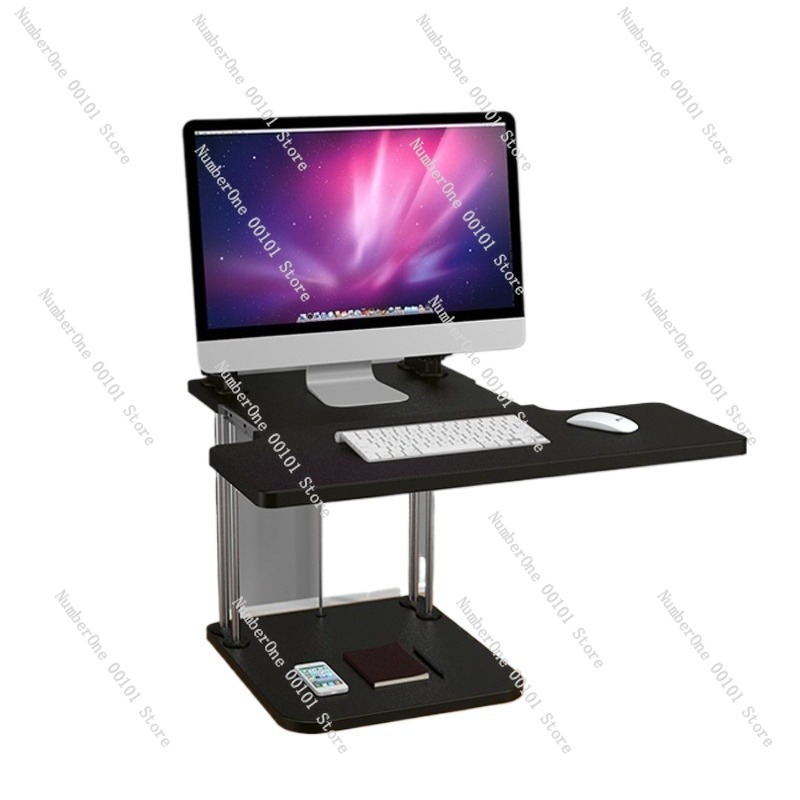 Desk Setup Monitor And Laptop - Convertitore da scrivania in piedi regolabile