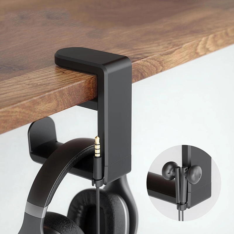 Headphone Hook Under - Supporto Universale da Tavolo 360 °