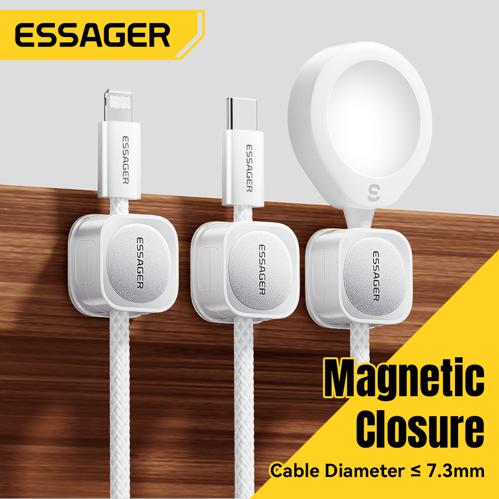Headphone Hook Under - Organizzatore di cavi Essager, 3/6 pezzi,