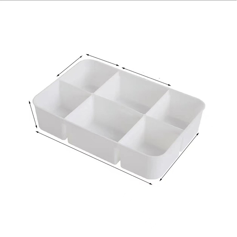 Jewelry Desk Setup - Scatola portaoggetti trasparente impilabile a 4