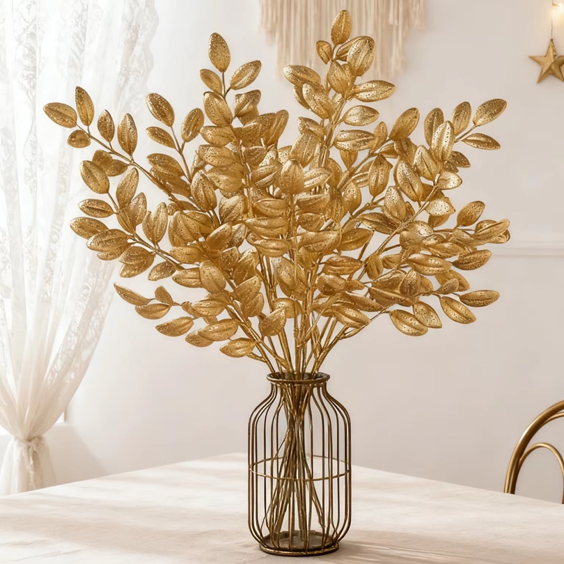 Desk Setup Equipment - 10 Pezzi Piante Artificiali con Foglie