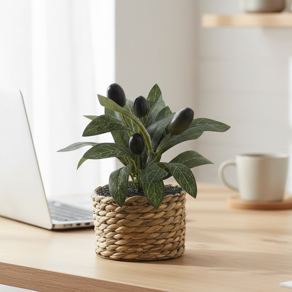 Desk Setup Equipment - Piante Artificiali, Albero di Ulivo in