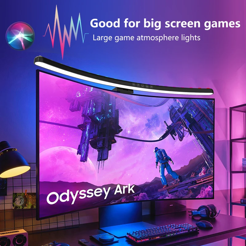 Desk Setup Light - Barra Luminosa per Monitor RGB con