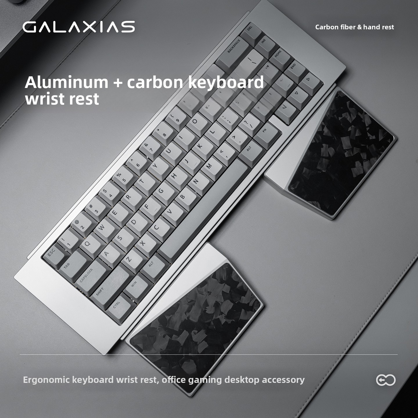 Poggiapolsi Ergonomico in Lega - Ergonomic Desk Setup Keyboard recensione e prezzo
