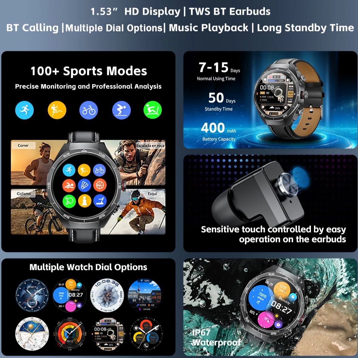 Auricolare NFC Smart Watch 2 i - Headphone Hook Under recensione e prezzo