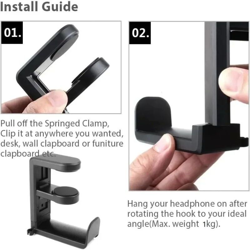 Supporto per cuffie con gancio - Headphone Hook Under recensione e prezzo