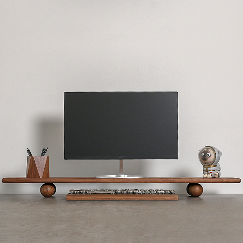 Supporto per monitor in legno  - Desk Setup Monitor And Laptop recensione e prezzo