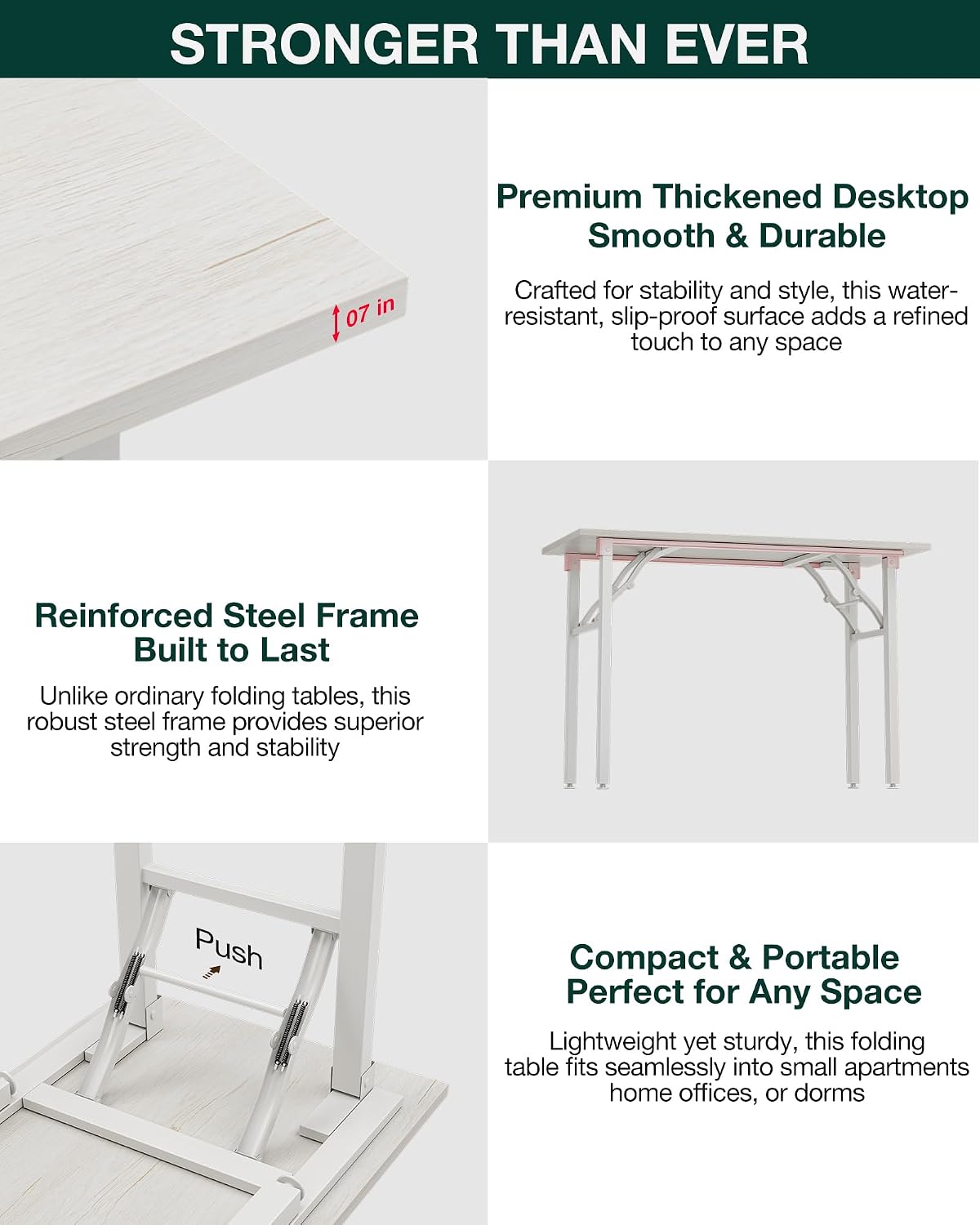 Frylr Piccola scrivania pieghe - Desk Setup For 2 Laptops recensione e prezzo