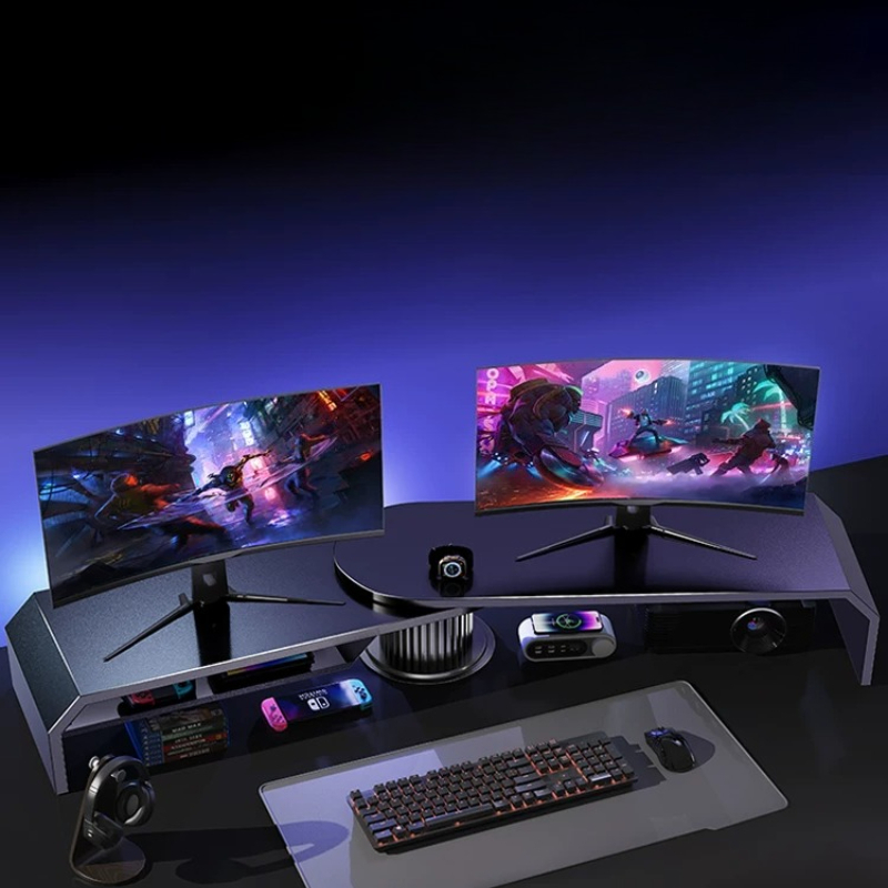 Supporto per Doppio Monitor da - Desk Setup Monitor And Laptop recensione e prezzo