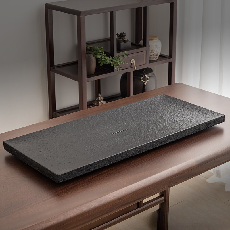 Vassoio da tè in pietra nera n - Desk Setup Equipment recensione e prezzo